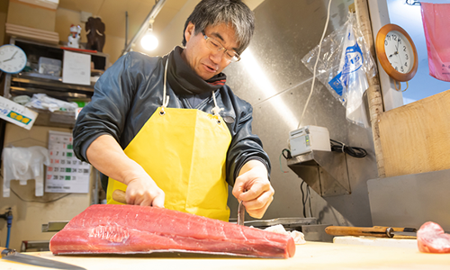 福島商店のこだわりの鮪