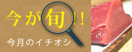 今が旬!!今月のイチオシ